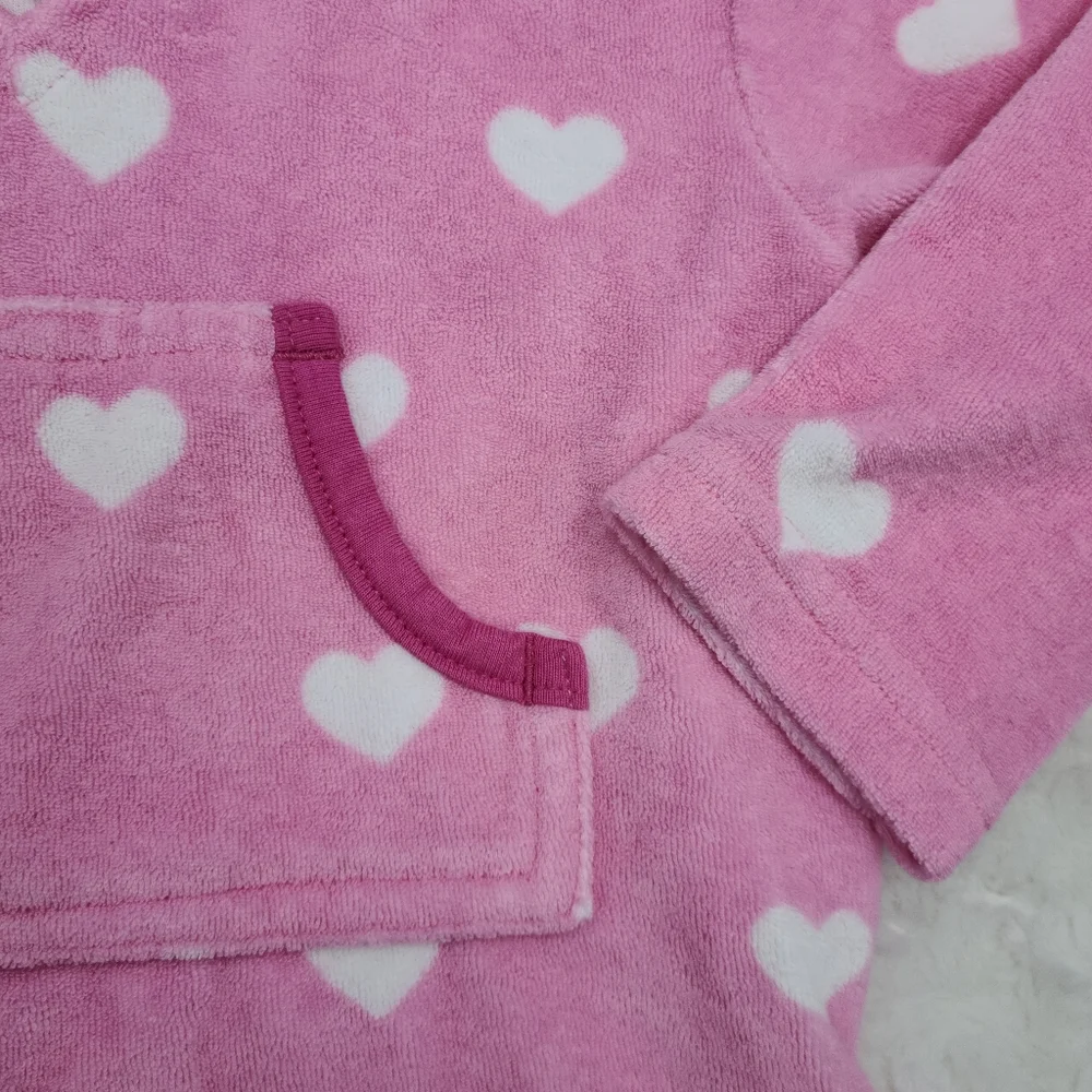 Pottery Barn Kids pink terry swim cover size 6-12 months
